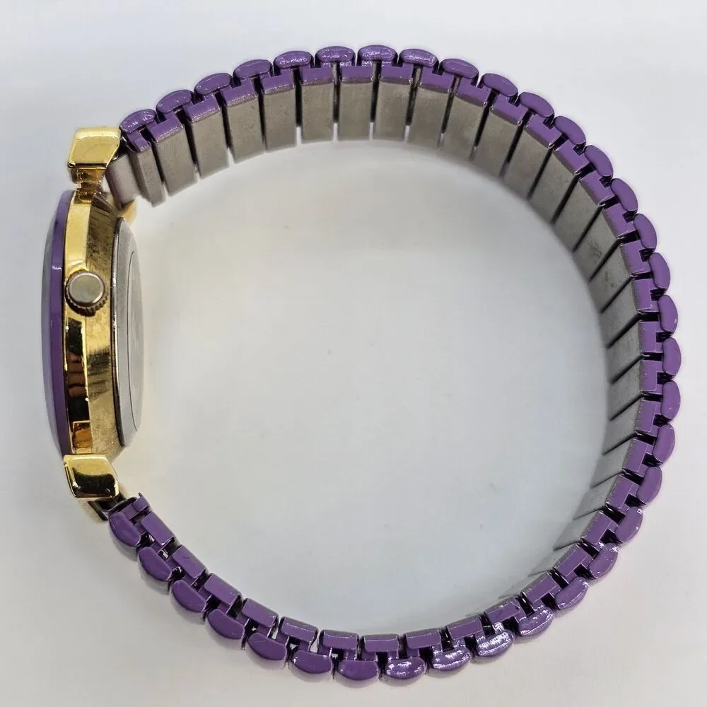 Lafayette Women's‎ Watch 27MM Cream Dial Purple Expandable Band 6